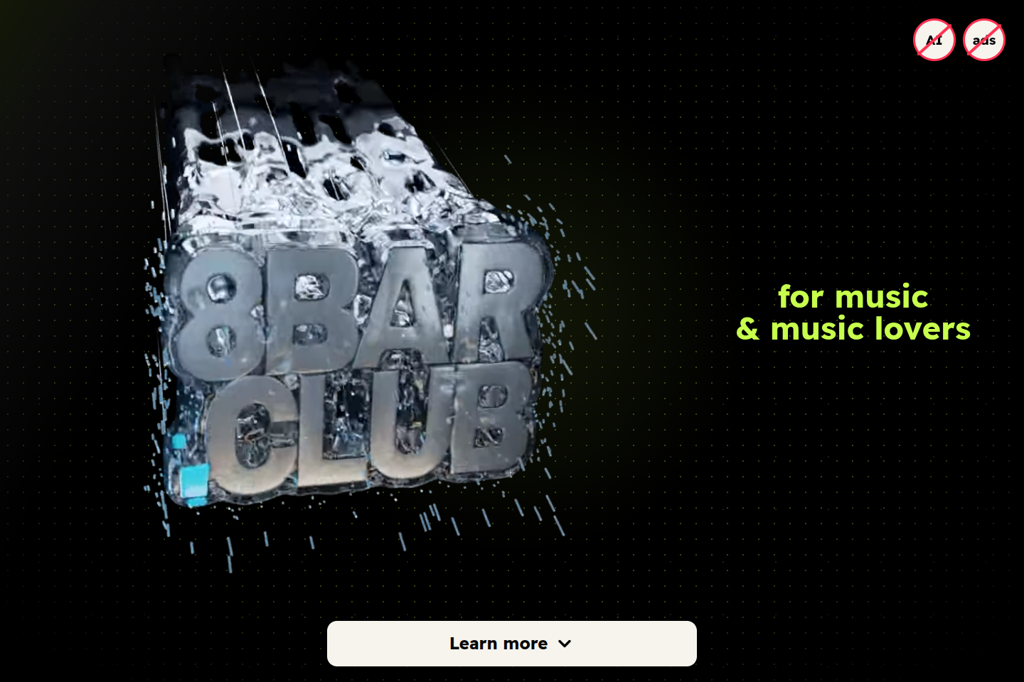 Public 8bar Club web interface.